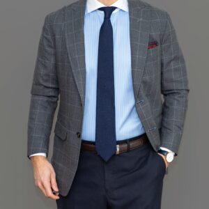 Blazer Milano Charcoal — Denk Store
