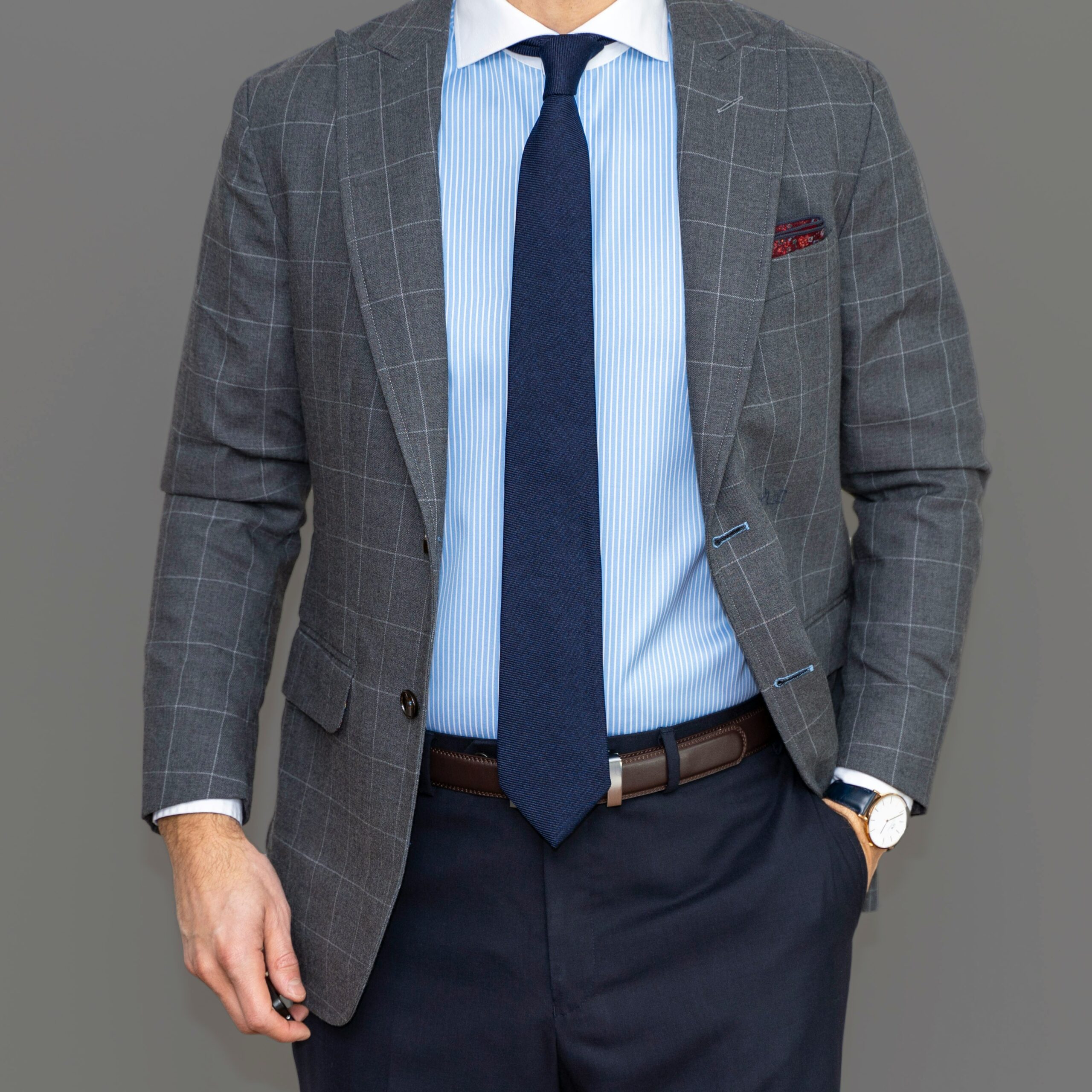 Blazer Milano Charcoal — Denk Store