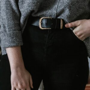 Ceinture Pleine Fleur Cognac — Denk Store