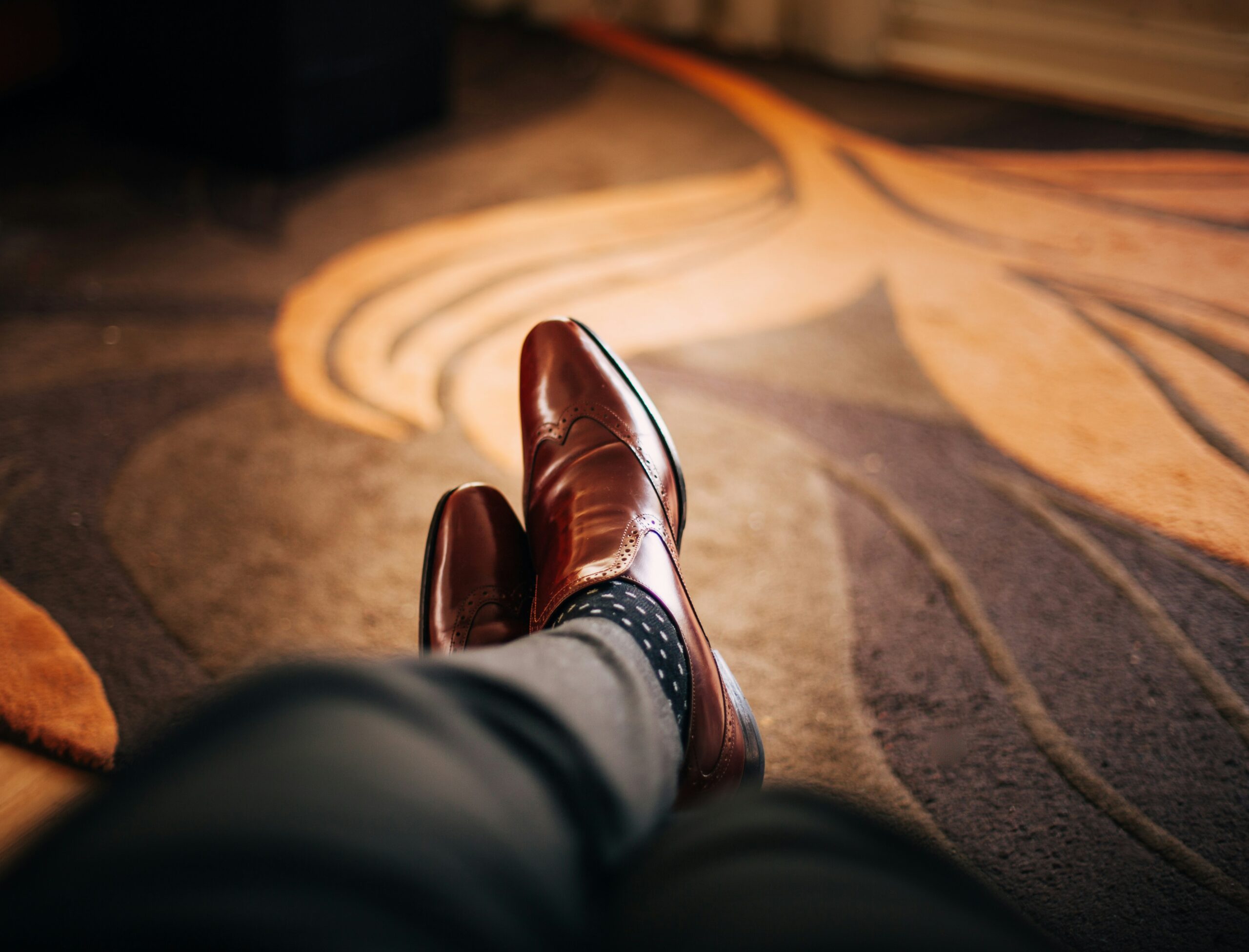Oxford Brogue Cognac — Denk Store