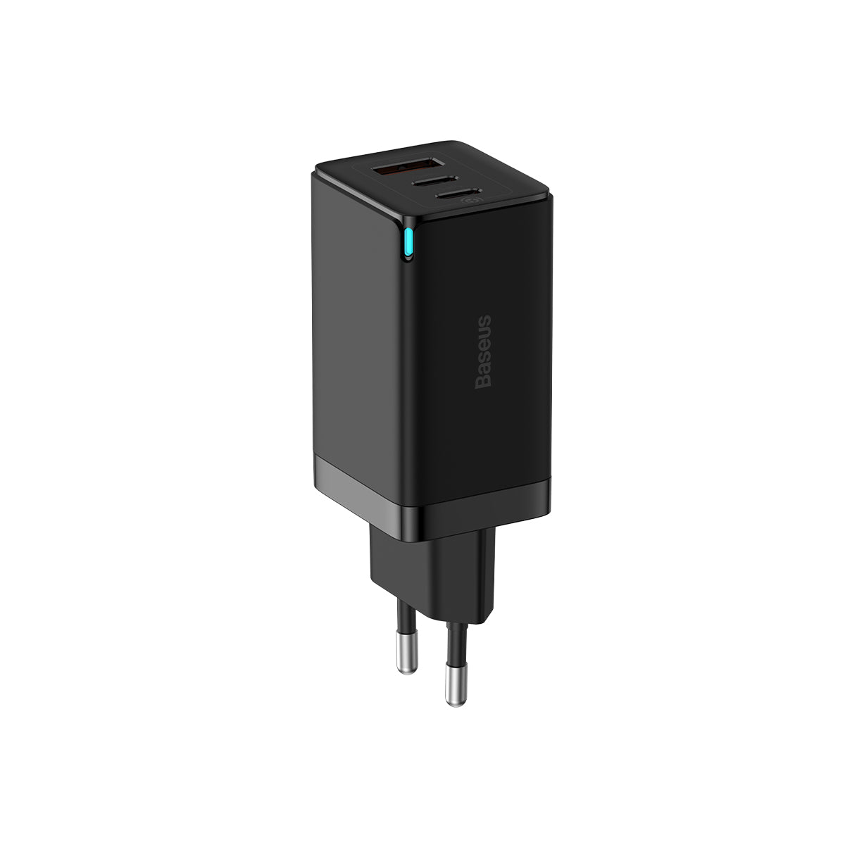 Baseus GaN5 Pro 3 Ports Fast Charger 65W — Baseus — Chargeur secteur USB-C — Noir