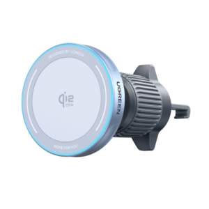 UGREEN MagFlow Magnetic Wireless Car Charger 25W (MagSafe compatible) — Ugreen — Support voiture avec charge sans fil