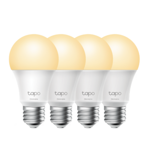 Tapo L510E V3.2 Smart Wi-Fi Light Bulb, Dimmable — TP-Link Tapo — Ampoule connectée — Blanc chaud (2700K)