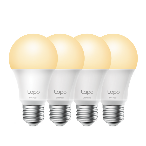 Tapo L510E V3.2 Smart Wi-Fi Light Bulb, Dimmable — TP-Link Tapo — Ampoule connectée — Blanc chaud (2700K)